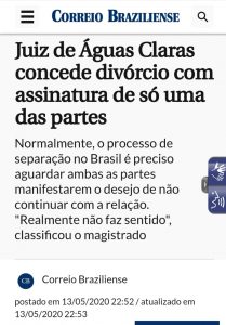 Correio Braziliense noticia decisão