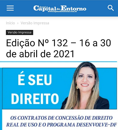 Os Contratos de Concessão de Direito Real de Uso e o Programa Desenvolve – DF