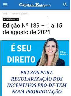 Prazos para regularização dos incentivos Pró-DF tem nova prorrogação