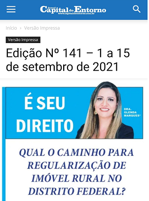 QUAL O CAMINHO PARA REGULARIZAÇÃO DE IMÓVEL RURAL NO DISTRITO FEDERAL?