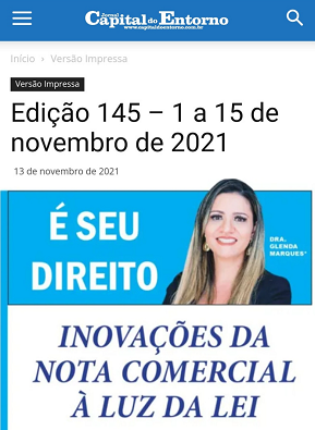 INOVAÇÕES DA NOTA COMERCIAL À LUZ DA LEI  Nº 14.195/2021