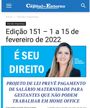 PROJETO DE LEI PREVÊ PAGAMENTO DE SALÁRIO MATERNIDADE PARA GESTANTES QUE NÃO PODEM TRABALHAR EM HOME OFFICE