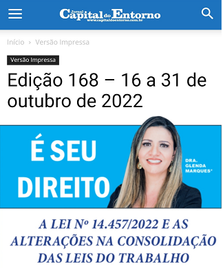 A Lei nº 14.457/2022 e as alterações na Consolidação das Leis do Trabalho