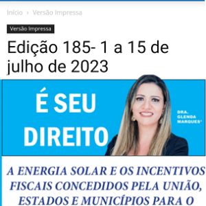 A Energia Solar e os Incentivos Fiscais Concedidos Pela União, Estados e Municípios Para o Fomento de Sua Produção