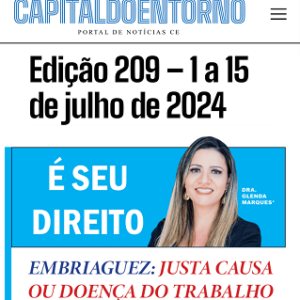 EMBRIAGUEZ: justa causa ou doença do trabalho