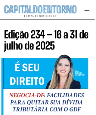 Negocia-DF: facilidades para quitar sua dívida tributária com o GDF